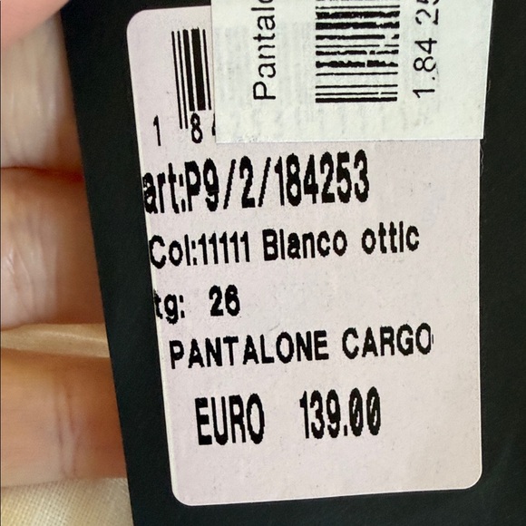 Woen cargo pants, white size 26 packets Lou.jo - Picture 15 of 16